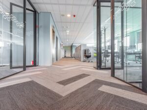 premium glass- aluminium office partitions perfect for office space