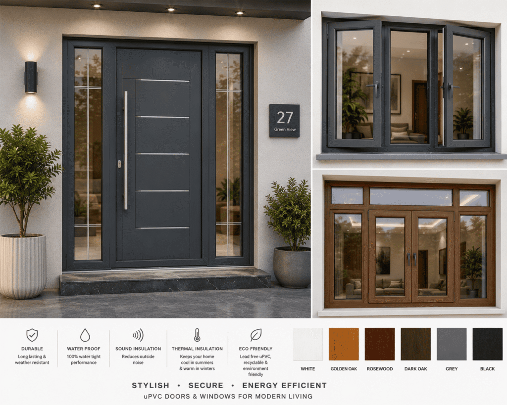 Premium UPVC Doors & Windows by Noor e Darpan